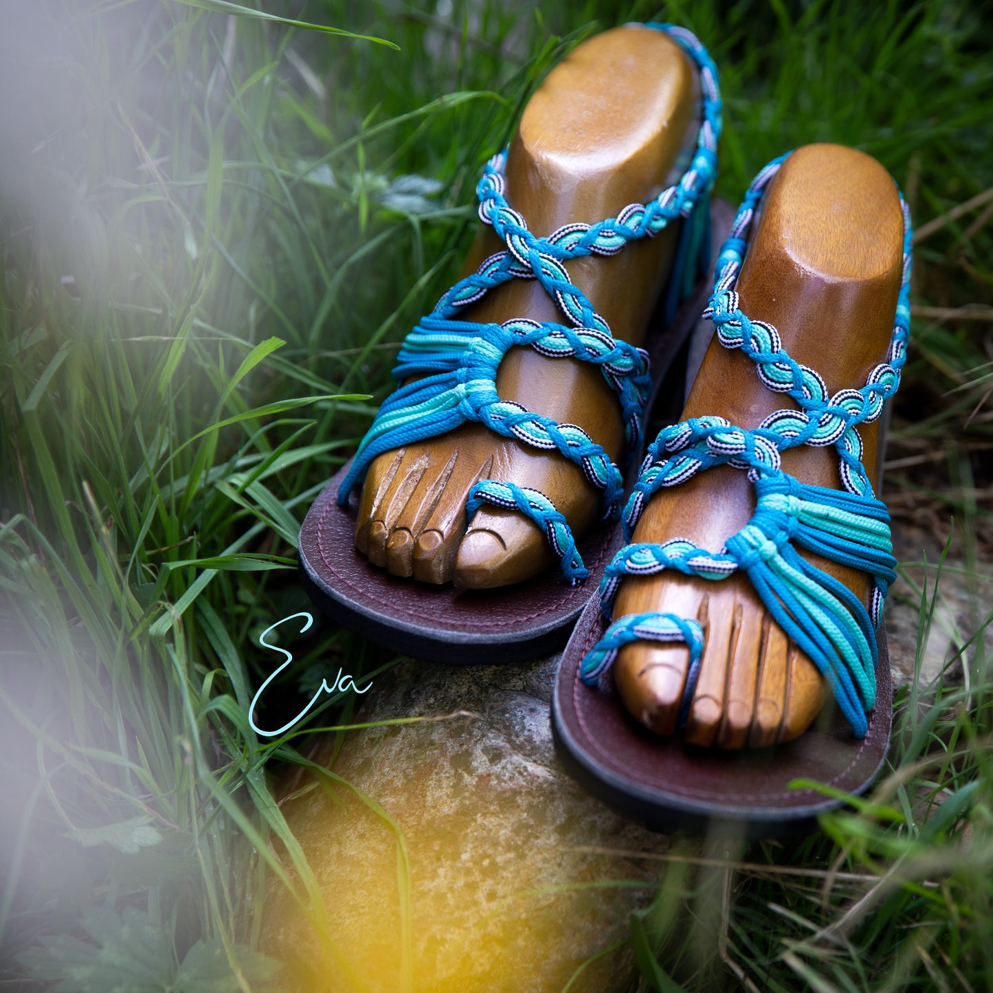 handgemachte Lacys sandalen eva fair