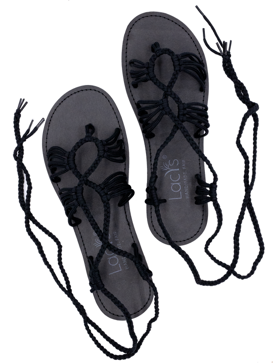 Sandale Lacy zum hochbinden